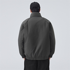 现货美式高街休闲夹克冬季三防立领纯色户外工装加厚棉服外套，男装夹克，电商A486