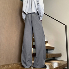 XZ616春季重磅复古老钱半松紧工褶休闲西裤K26011特P30，男装西裤，星座512A（原616）