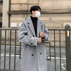 毛呢大衣男中长款加厚男装轻熟风高级感外套冬季谢尔比风衣2331，男装夹克，星座1116A-1（原606A）