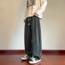 2025新款直筒香蕉裤宽松纯棉裤子，男装棉裤，星座506A