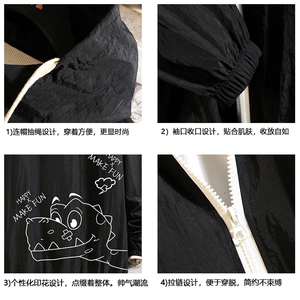 FS63136-P55 薄款防晒衣男透气防紫外线钓鱼外套冰丝防晒服图片