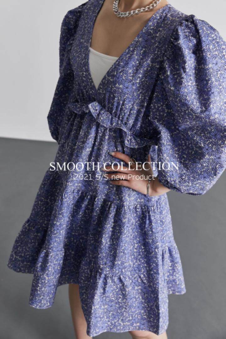 碎花连衣裙，女装连衣裙，SMOOTH