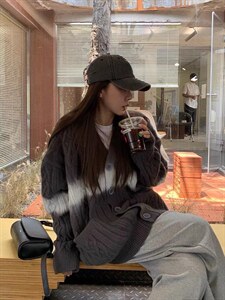 渐变大开衫图片
