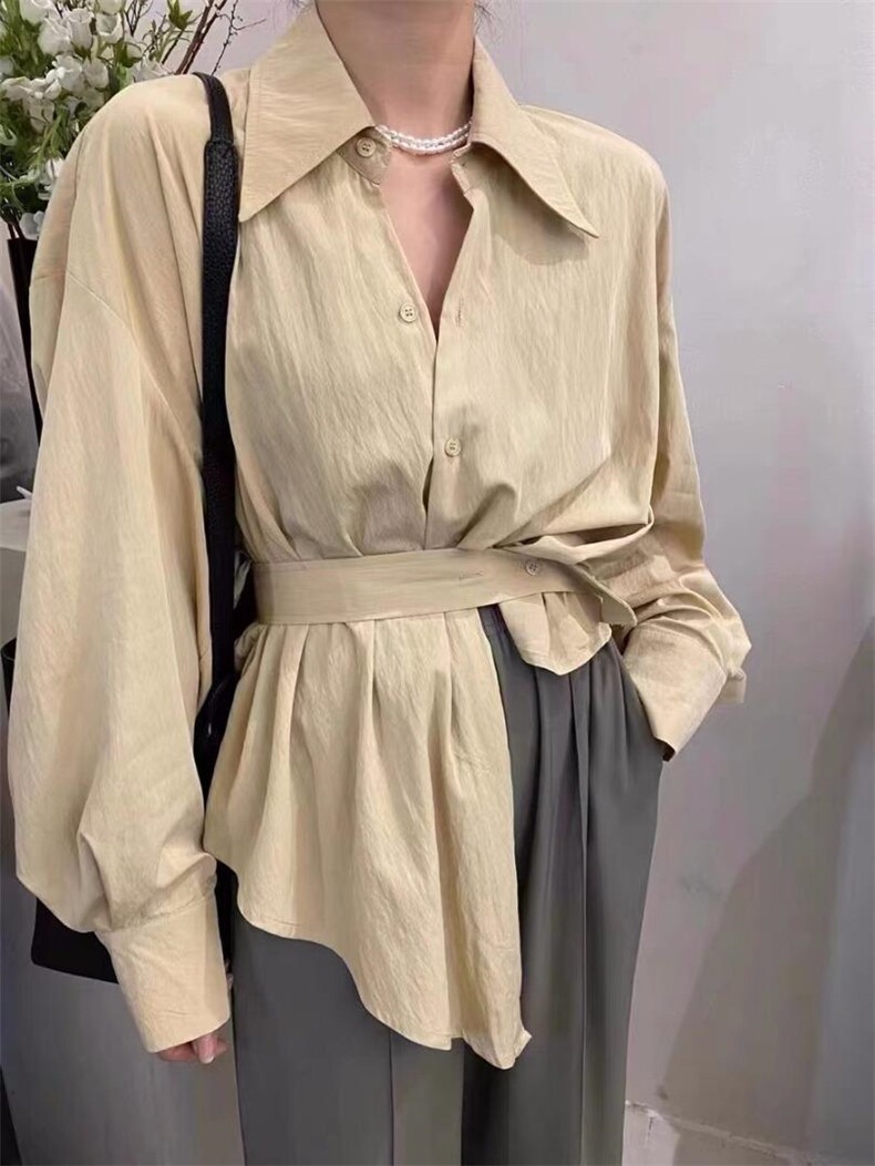 现货夏季新款设计感衬衣，其它，歆座 XINZUO