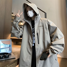 日系高级感冲锋衣男新款美式复古潮牌机能风工装夹克W7769-P60，男装夹克，星座512-4