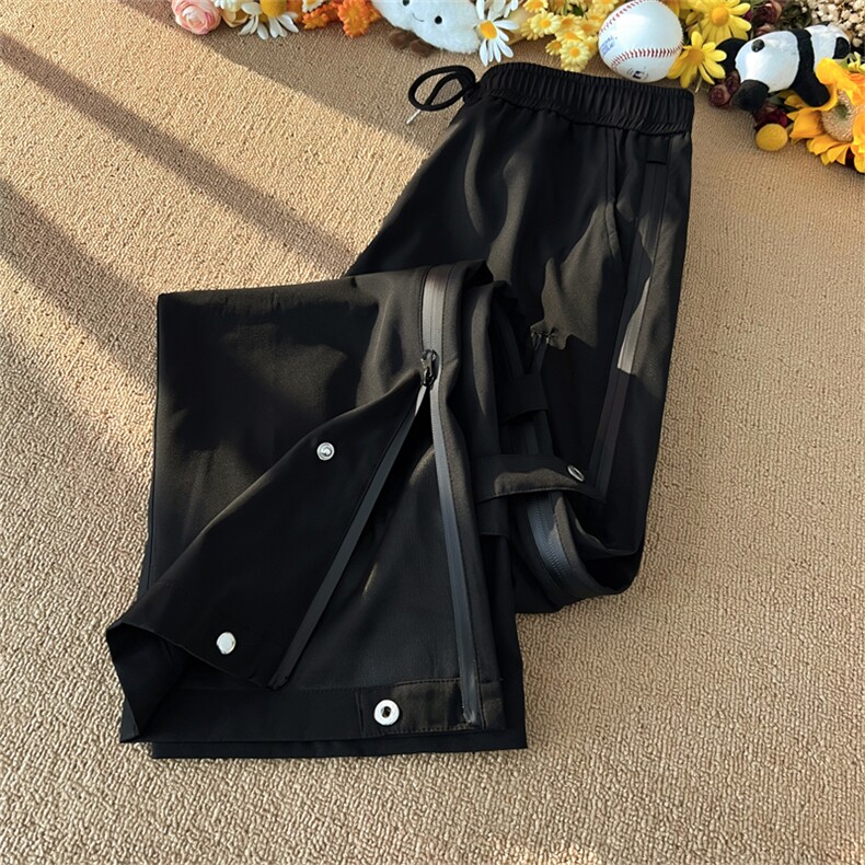 K8021/P40春装新款现货毛毯平铺户外机能防水冲锋裤男拉链休闲裤，男装休闲裤，电商A141