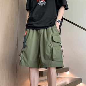 深度库存夏季新款工装裤男士大口袋宽松短裤休闲裤子DK33-特批26图片