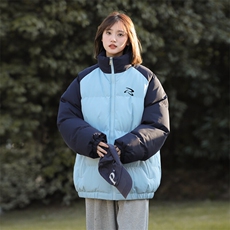 现货抖音得物可供视频三防加厚羽绒拼接棉衣外套面包棉服86628，男装棉衣，电商A486