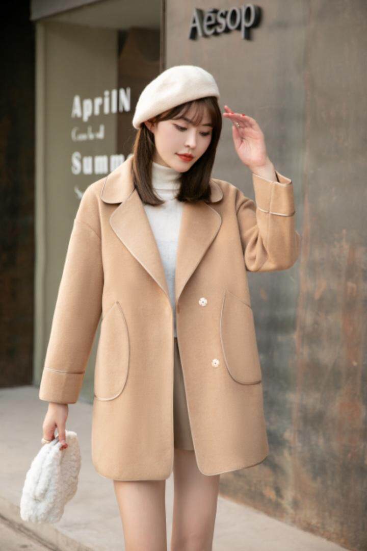 现货供应：双面羊绒大衣外套M一XL，其它，拉思维加丝