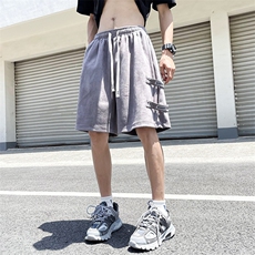 工装短裤男士潮牌超薄宽松休闲中裤夏天新款潮牌速干五分男士夏裤，男装牛仔裤，星座1013