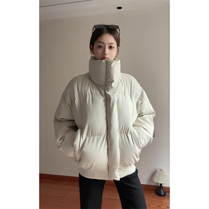 直播现货原版高品质冬季美式帆布皮棉服立体纹理加厚棉衣外套图片