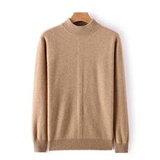 羊毛男士圆领长袖毛衣修身针织衫男装上衣，男装羊毛衫，琳华羊绒