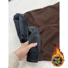 B221美式ins高街斜切宽松加绒洗褪工装牛仔裤LK25602-特P60控108，男装牛仔裤，电商B221