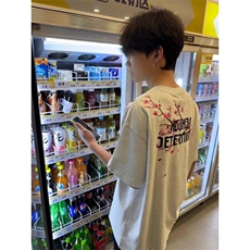 万针全刺绣工艺抖音得物高品质260克重磅纯棉双纱美式高街短袖T恤，男装T恤，电商A486