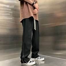 长裤夏季潮中高腰时尚潮牌休闲裤青春流行宽松型休闲裤K3051-P38，男装休闲裤，星座1109-3