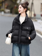 设计感高品小个子羽绒服女短款2025冬季新款法式高级感白鸭绒外套，女装羽绒服，意芙