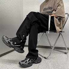 重工多口袋工装裤男款裤宽松直筒潮牌美式日系休闲裤K105-P53，男装休闲裤，星座1109-3