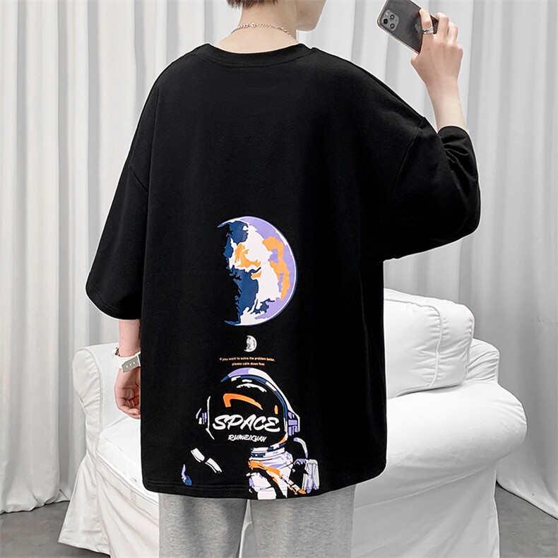 货足7XL-M2023夏季新款纯短袖T恤男胖子宽松半袖体恤加肥加大,男装T恤,钱塘717(原712)