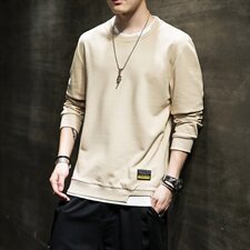 3！特批！秋季男士大码宽松鹿头圆领卫衣打底衫，男装卫衣，星座617B