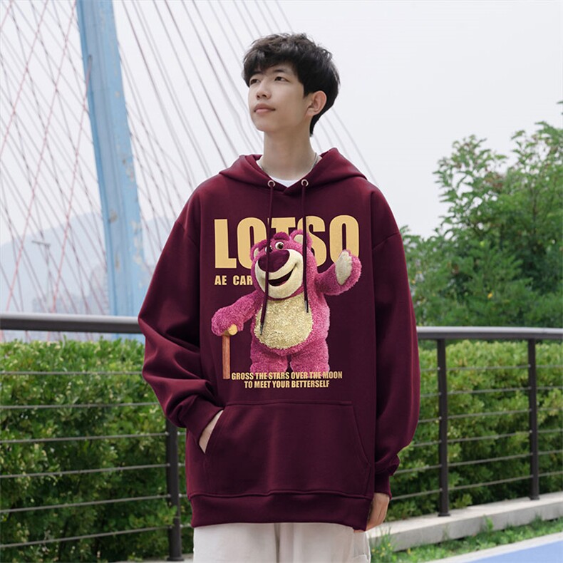 2025秋季男潮流休闲wlcm5243卫衣连帽仿棉特批35控59,男装卫衣,星座605(原A050)