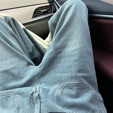 水洗中腰宽松直筒时尚日系长裤百搭男牛仔裤NZ36，男装牛仔裤，星座1116A-1（原606A）