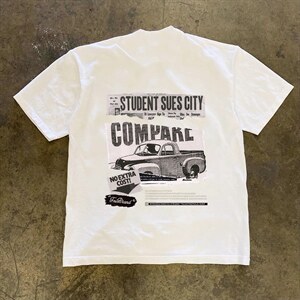 1506/Q3400/P35痞帅印花男夏季圆领宽松短袖重磅230g纯棉潮牌，男装T恤，星座1506