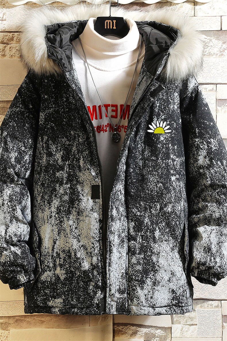 MC49089-P135日系潮衣男大码派克服男工装服外套袄砖墙,男装棉衣,电商A040A