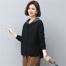 2025年春秋季新款韩版宽松显瘦短外套女士短款长袖开衫棒球服女棉，女装短外套，忆绮罗