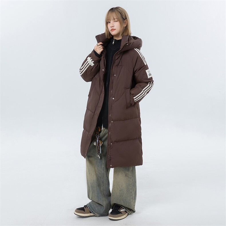 904-2-YR001-P188控258冬季北方抗寒中长款过膝羽绒服女薄款加厚,男装羽绒服,星座904-2