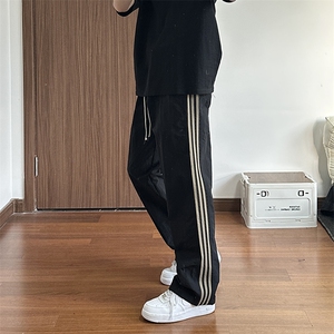大量现货男装设计感侧边条纹速干裤夏款潮流痞帅百搭DY5036-特P35图片