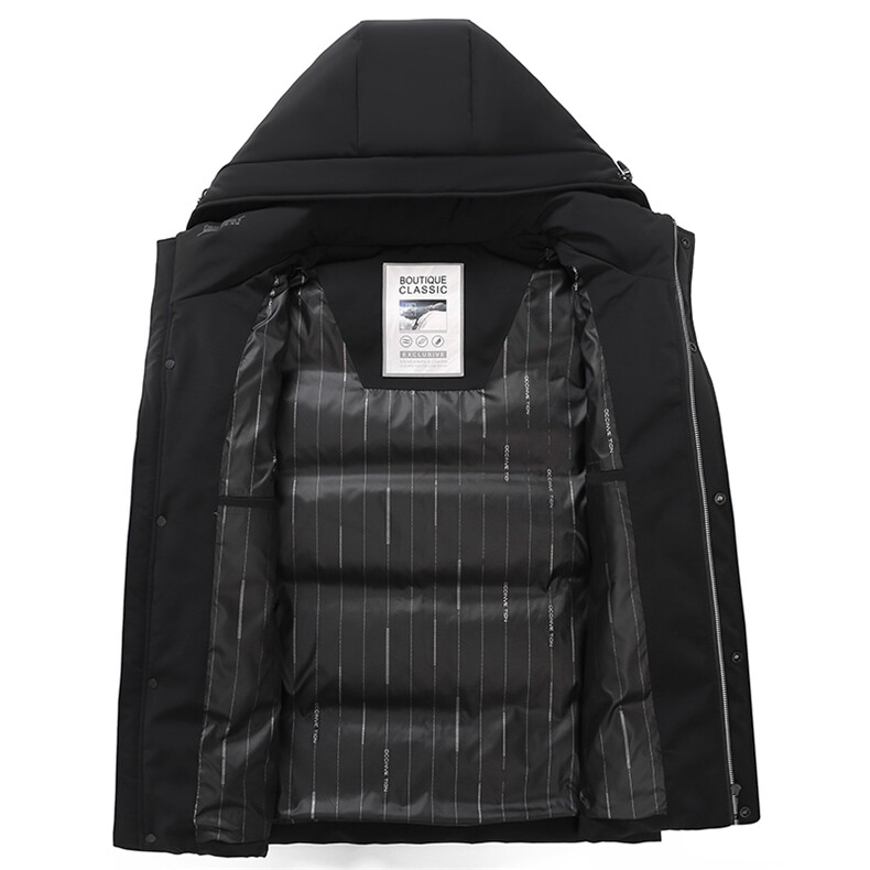 连帽羽绒服保暖男装2023新款柔软宽松白鸭绒防寒服YD82210-P195,男装羽绒服,星座1105-3