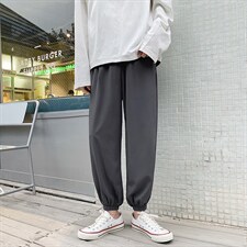 夏秋冰丝运动裤休闲超薄透气弹力九分裤2027-特批20图片