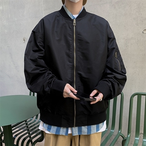 棒球服夹克男韩版潮流高街帅气2024春季新款ins宽松外套W5350-P55图片