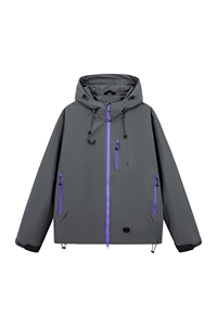 机能冲锋衣情侣外套登山服户外工装连帽小众运动夹克防风7870-P45图片