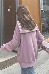 出货中 20秋款新款  海军领拉链卫衣外套 262A-A081-P95-K148图片