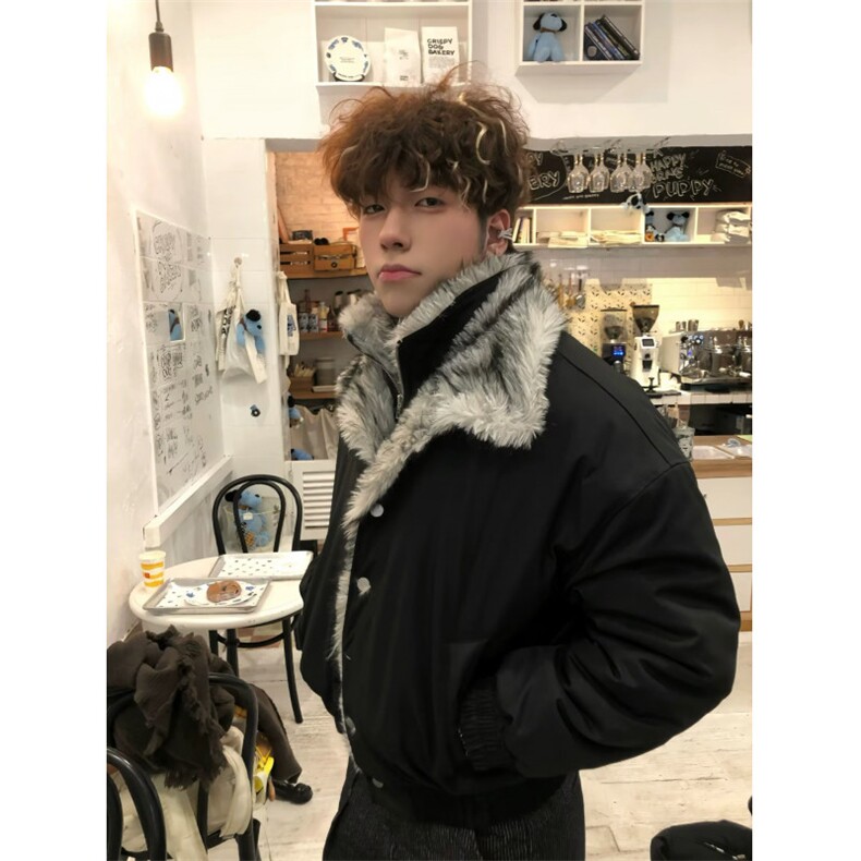 1506/QH3270/P110复古做旧座山雕加厚棉服,男装棉衣,星座1506