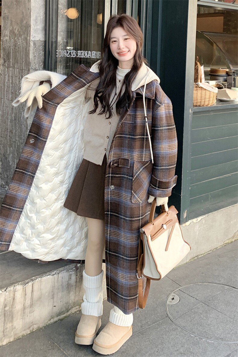 2025冬季新款长款呢大衣羽绒203-8836-P275-K358,女装羽绒服,帛锦泉
