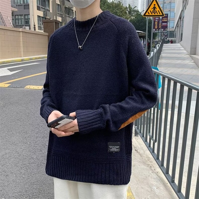 圆领毛衣男慵懒风休闲针织衫GM27P38,男装针织衫/毛衣,星座1116-2