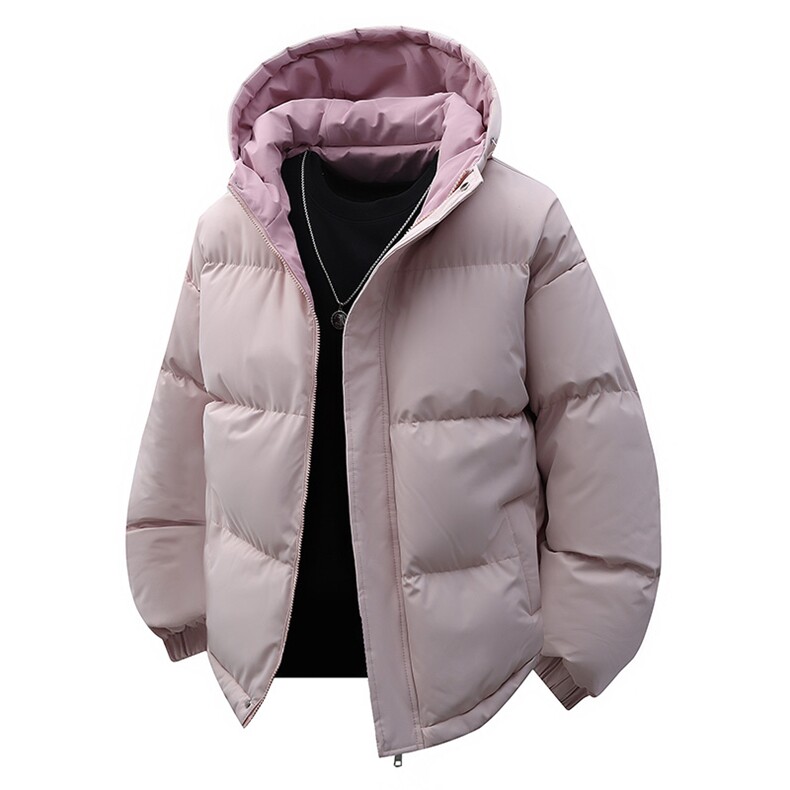 支持二开冬装加棉加厚连帽棉服男女棉衣外套大码面包服M811-P70,男装棉衣,电商A441