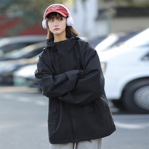 2025秋季户外三防冲锋衣夹克男女同款连帽防风登山外套23657-P30图片