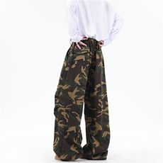 美式迷彩伞兵工装裤男女宽松阔腿街舞休闲裤潮情侣K6623-P57，男装工装外套，星座412-3