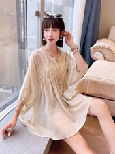 夏季新款洋气韩版系绳小衫，其它，L·H·X