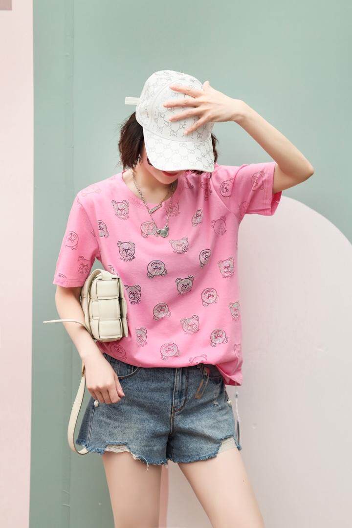 现货：夏季大版重工T，女装，卡菲莱