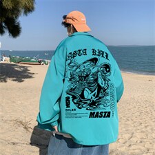！22秋季新款宽松大码港风武圣夹克外套JK1639-P50控68，男装夹克，星座508（原C305）