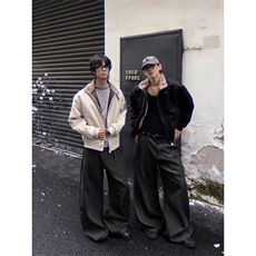 冬季美式拼蛇皮纹PU皮棉衣ing短款保暖夹克座山雕棉服男女款，男装夹克，星座506A