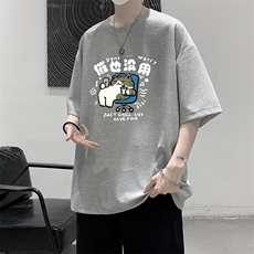 华夫格t恤男短袖男大码五分袖大皂风HT73403-P22，男装T恤，电商A040