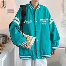 2026秋款夹克拼色棒球服男港风外套潮男G6293P65控75，男装夹克，电商A268A
