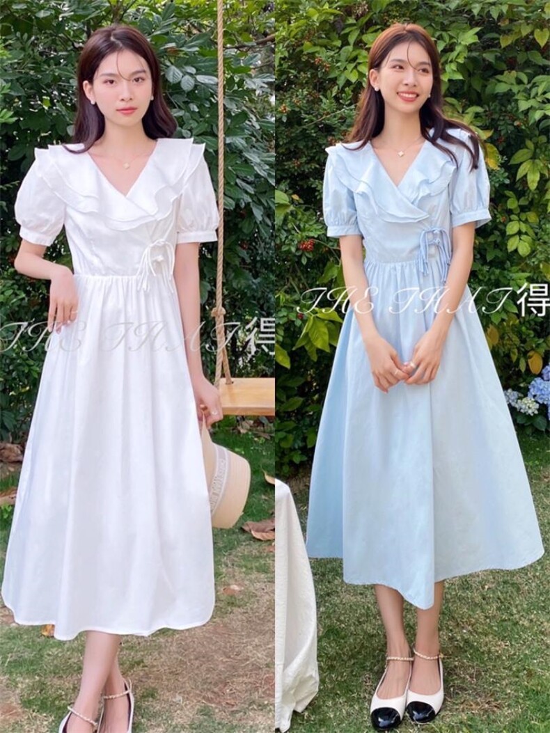 风连衣裙，女装连衣裙，得到THETHAT