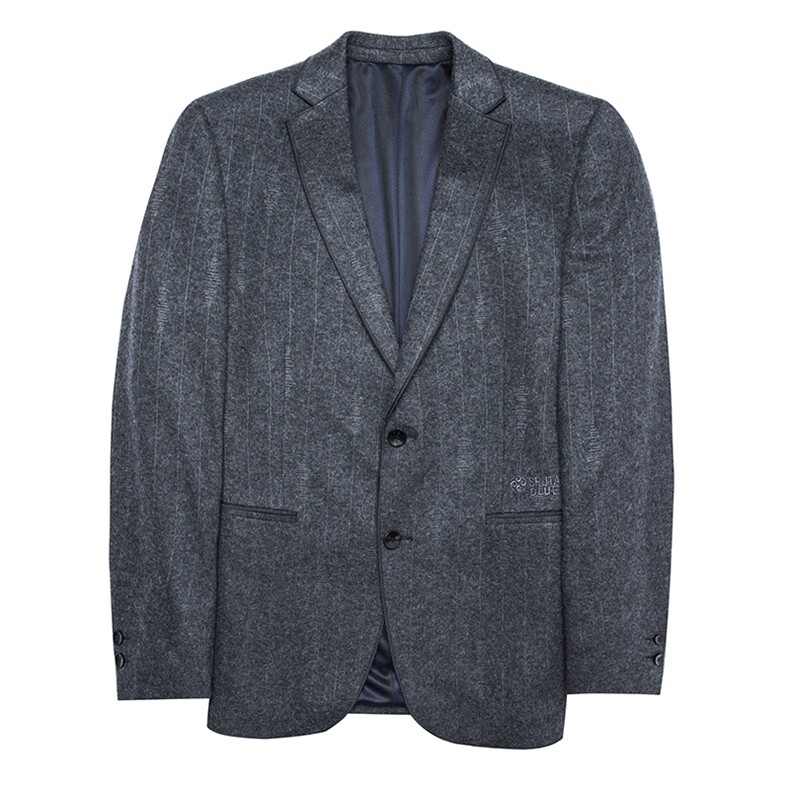 羊毛西服男秋季潮款休闲商务西服中年男士单西外套ASD2221-P260,男装西服,电商B212（原钱塘6029）