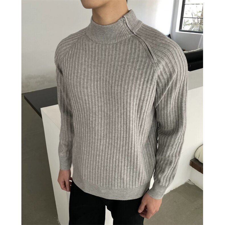 现货毛衣侧边拉链款精品1408-Y200-P55（网图），男装针织衫/毛衣，四季星座1408（原星座1613）